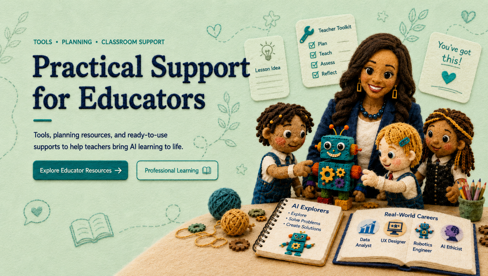 Practical Support for Educators